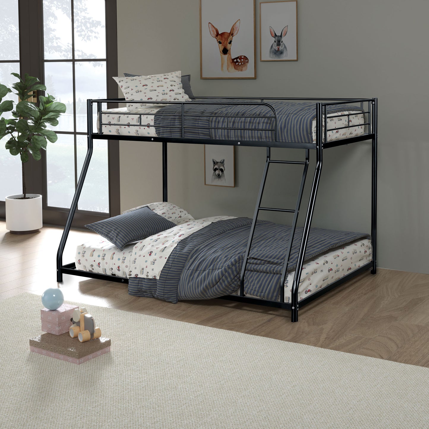 Twin over Full metal Bunk Bed