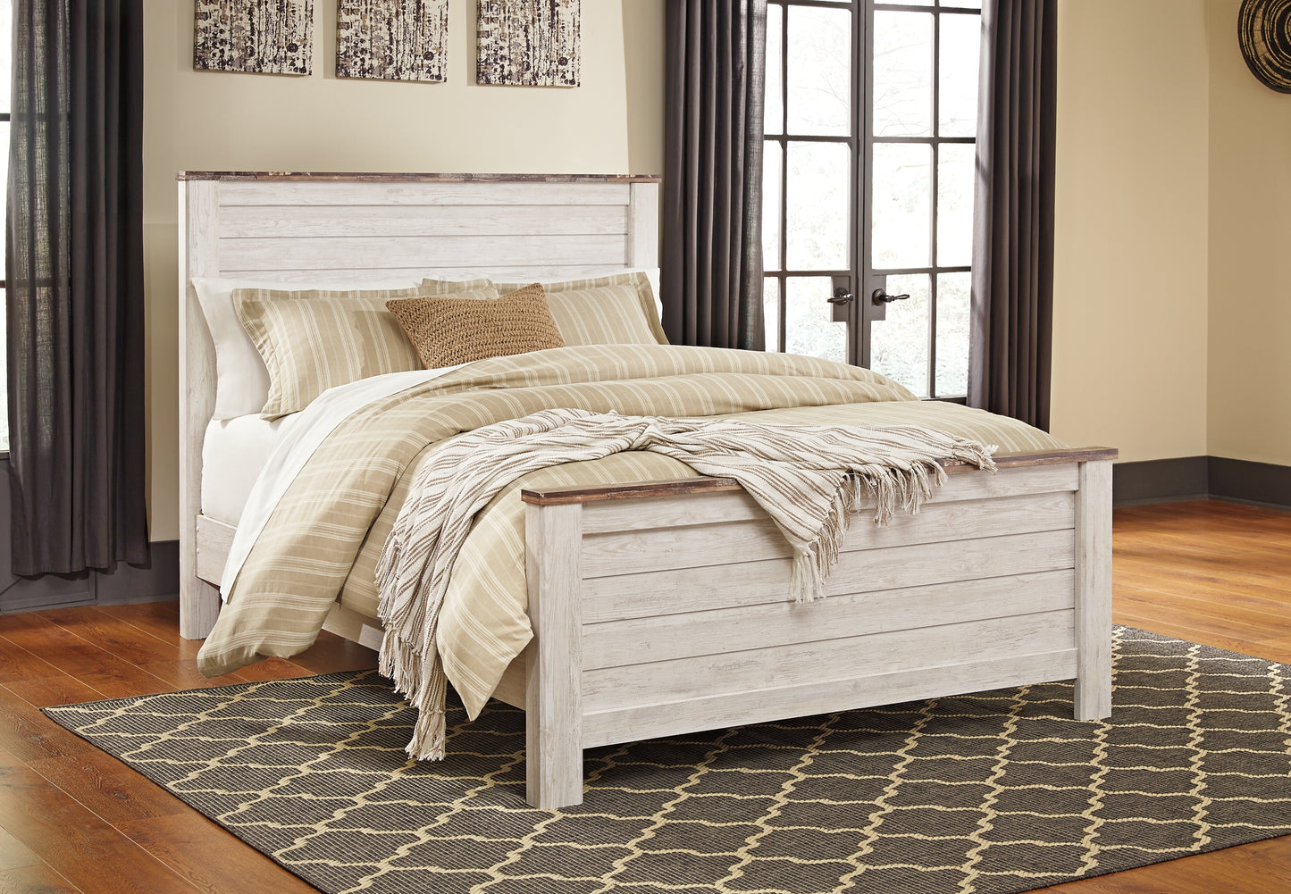 Willowton  Panel Bed