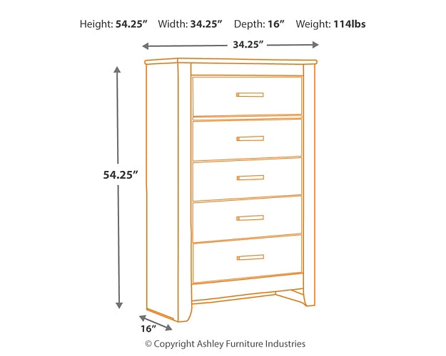 Brinxton Five Drawer Chest