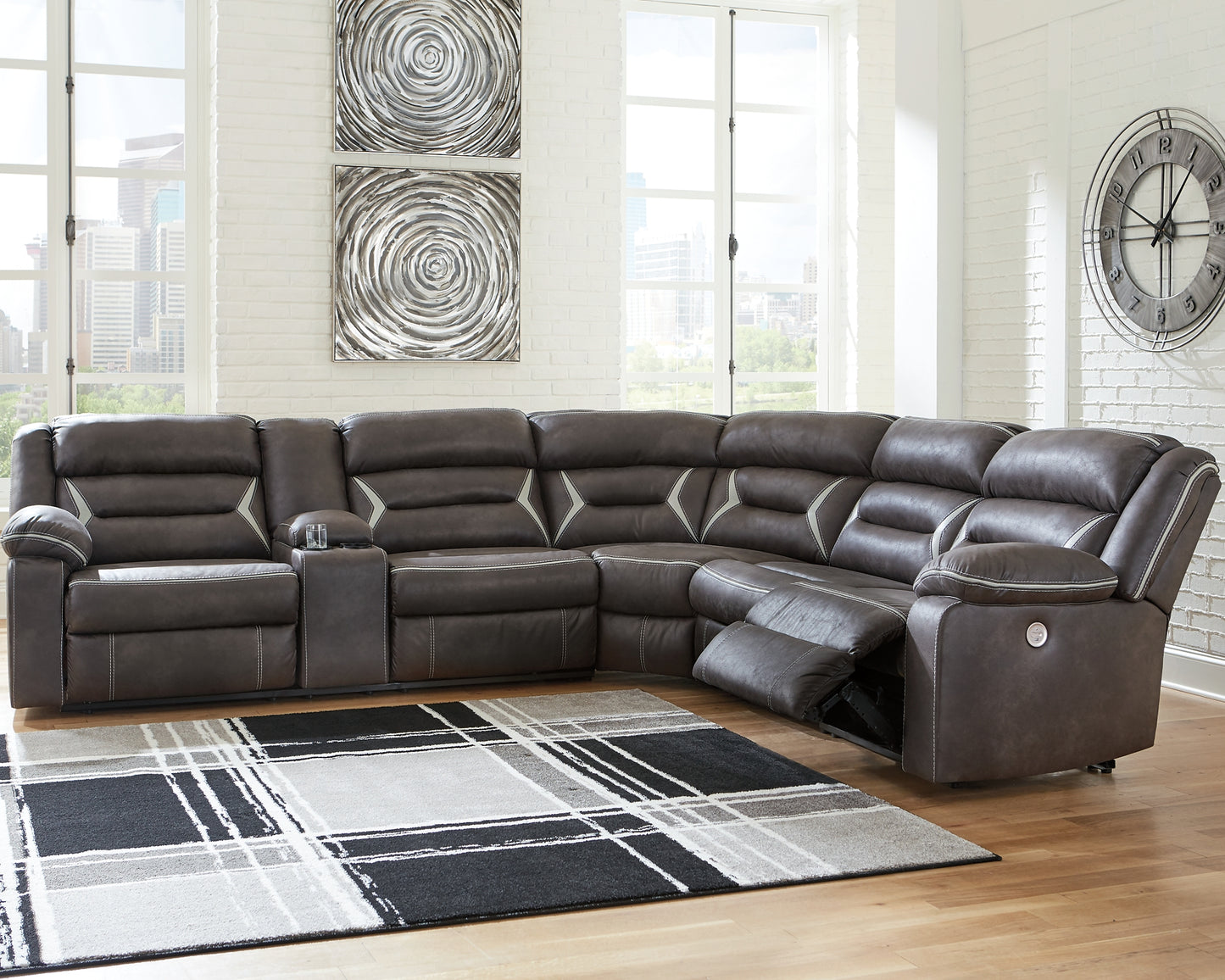 Kincord 4-Piece Power Reclining Sectional