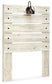 Cambeck  Panel Headboard With Mirrored Dresser, Chest And 2 Nightstands