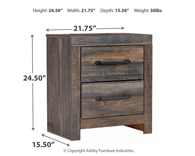 Drystan Full Bookcase Bed with Mirrored Dresser, Chest and 2 Nightstands