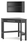 Otaska Home Office Corner Desk with Bookcase