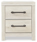 Cambeck  Panel Bed With 4 Storage Drawers With Mirrored Dresser, Chest And 2 Nightstands