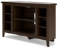 Camiburg Corner TV Stand/Fireplace OPT