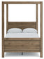 Aprilyn Full Canopy Bed with Dresser