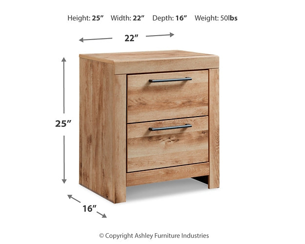 Hyanna Twin Panel Headboard with Mirrored Dresser, Chest and Nightstand