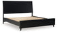 Danziar King Panel Bed with Mirrored Dresser, Chest and 2 Nightstands