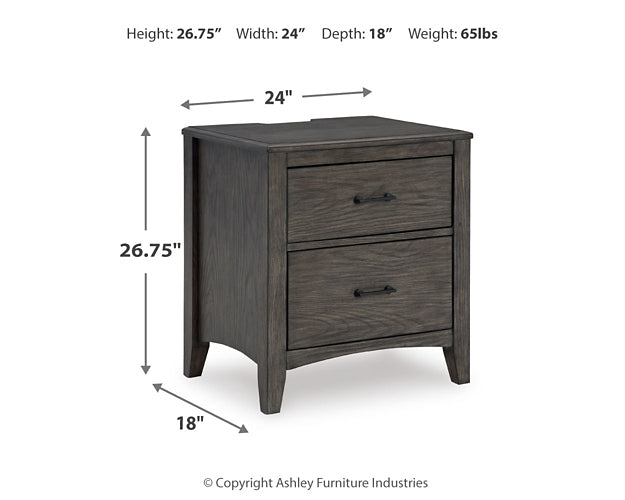 Montillan California King Panel Bed with Mirrored Dresser, Chest and Nightstand