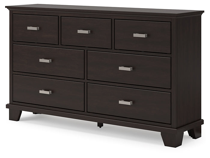 Covetown Twin Panel Bed with Dresser