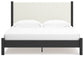 Cadmori King Upholstered Panel Bed