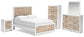 Charbitt Full Panel Bed with Mirrored Dresser, Chest and Nightstand