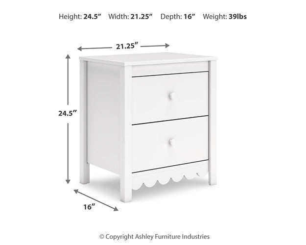 Hallityn Full Panel Headboard with 2 Nightstands