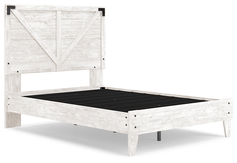 Shawburn Full Platform Bed with Dresser, Chest and 2 Nightstands