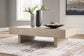 Jorlaina Coffee Table with 1 End Table