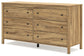 Bermacy Full Panel Headboard with Dresser