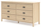 Cabinella Full Platform Bed with Dresser and Chest