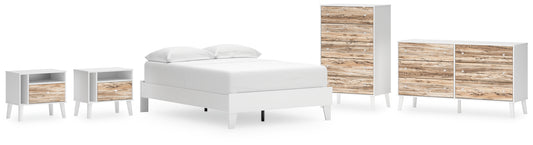 Piperton Full Platform Bed with Dresser, Chest and 2 Nightstands