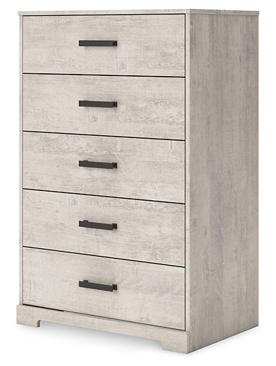 Shawburn Full Panel Headboard with Dresser, Chest and Nightstand